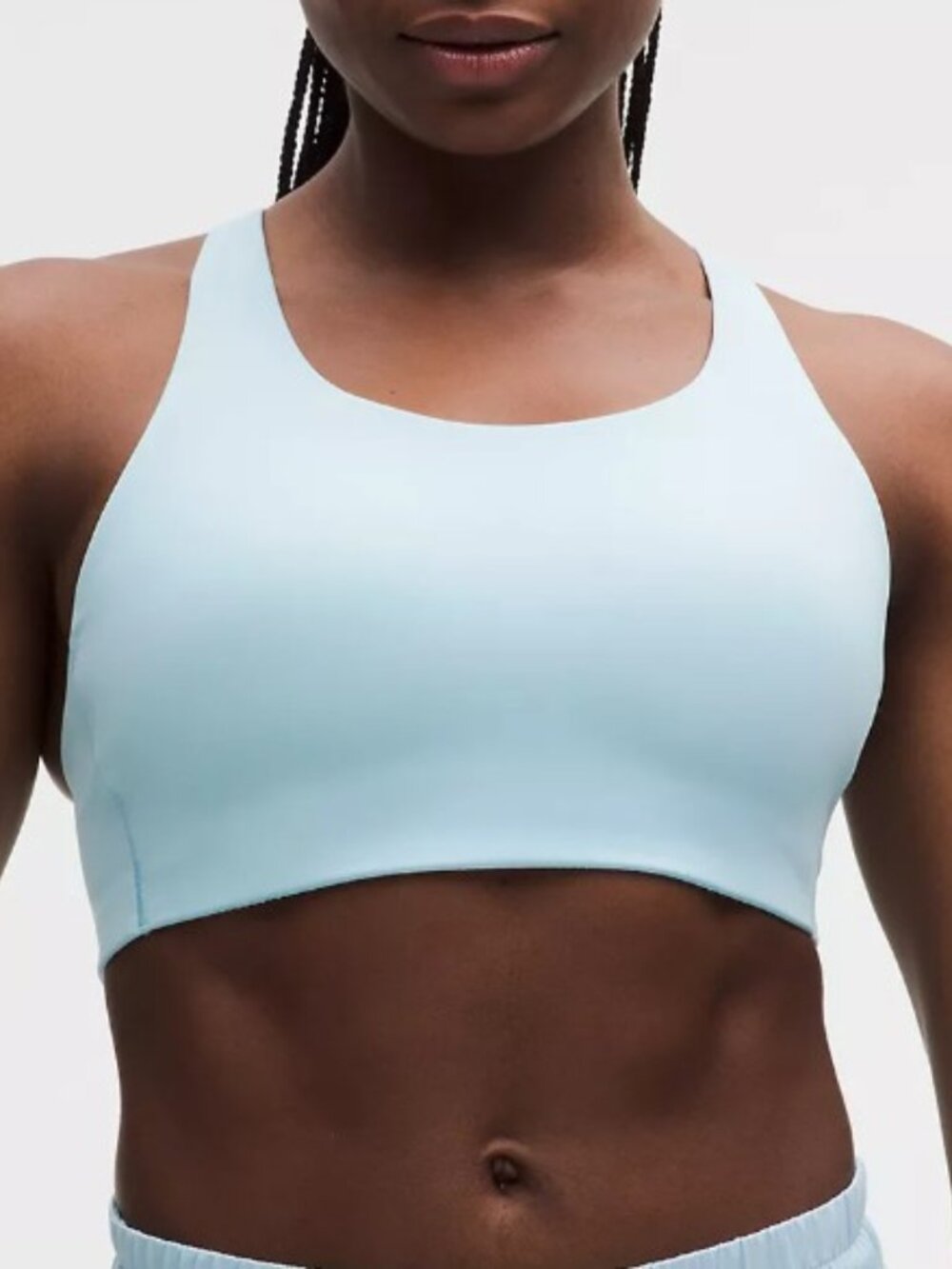 lululemon Energy Bra High Support, Size 36C, Cold Foam